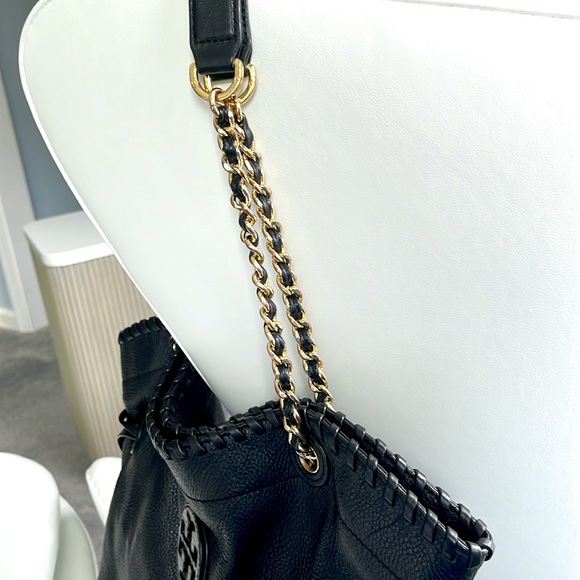 👛 Tory Burch Black leather bag - Picture 3 of 9